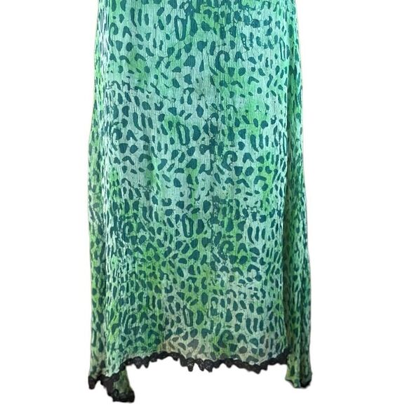 Marjan Pejoski Green Silk Slip Dress Size 12 📦 - Picture 10 of 13